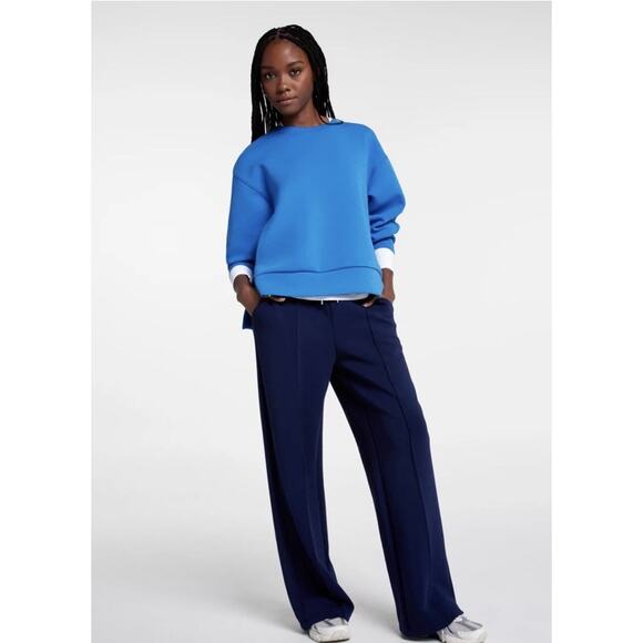 XXL 2X Blue CALIA Carrie Underwood Soft Scuba Crew Neck Sweatshirt Yoga Workout - Picture 4 of 14